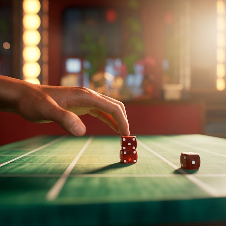 Antarmuka permainan di perangkat mobile Tampilan antarmuka Three Card Poker di aplikasi mobile bandar388